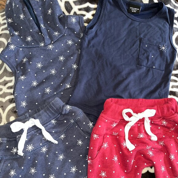Little Bipsy 18-24 Month Navy and Red Star/Patriotic Mix and Match Bundle